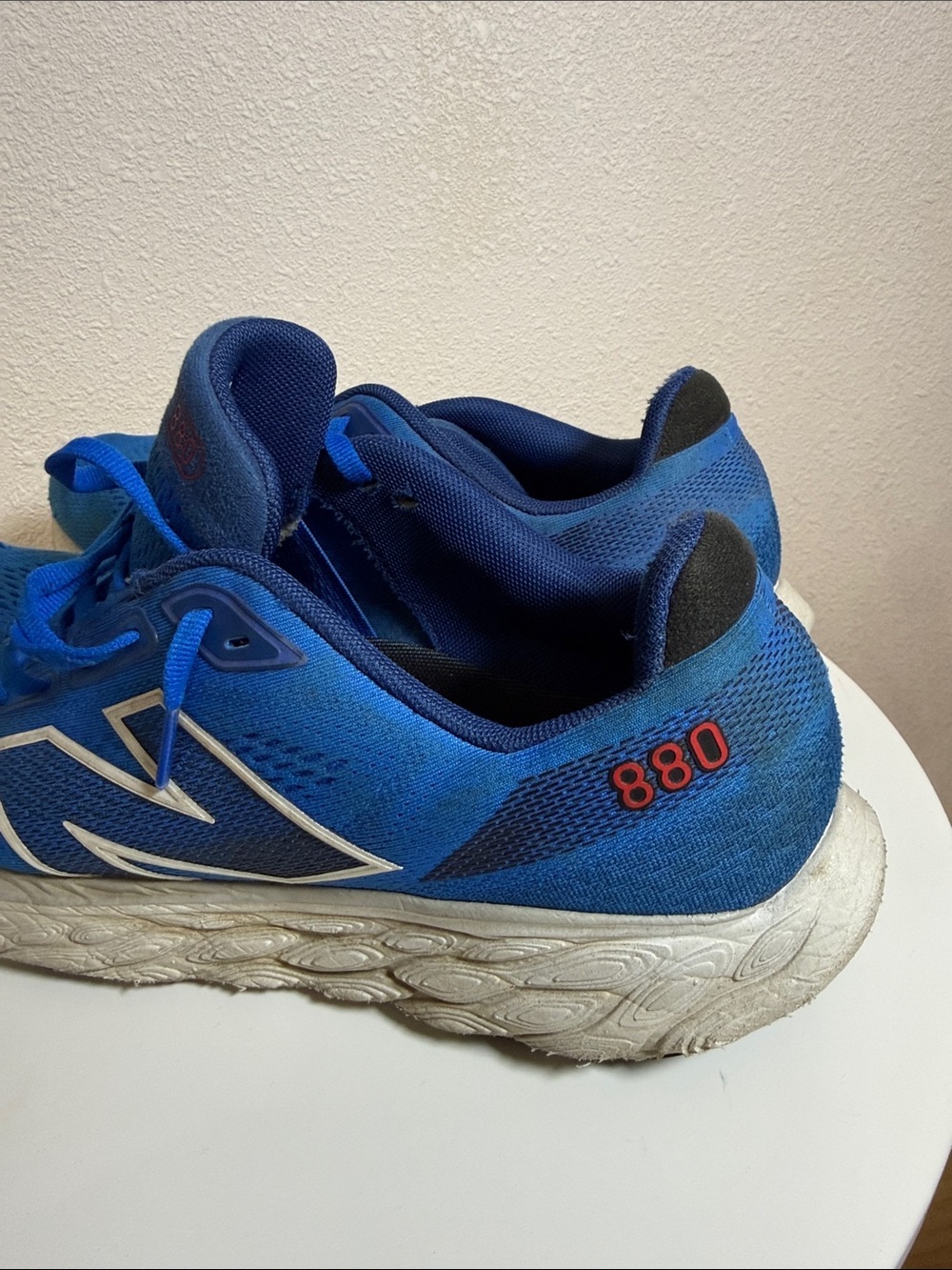 New Balance Bright Blue Men's Athletic Running Sneakers - Picture 5 of 11